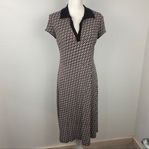 Style & Co. Brown and white dress.